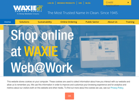 'waxie.com' screenshot