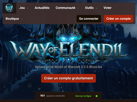 'way-of-elendil.fr' screenshot