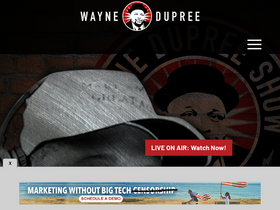 'waynedupree.com' screenshot