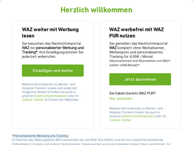'waz-online.de' screenshot
