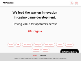 'wazdan.com' screenshot