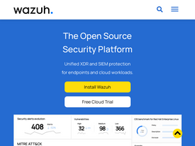 'wazuh.com' screenshot