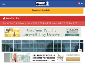 'wboc.com' screenshot