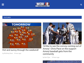 'wcbi.com' screenshot