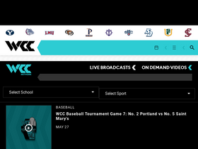 'wccsports.com' screenshot