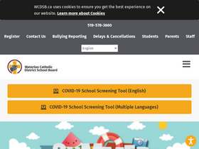 'wcdsb.ca' screenshot