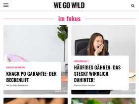 'we-go-wild.com' screenshot