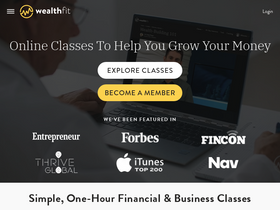 'wealthfit.com' screenshot