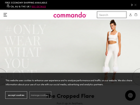 'wearcommando.com' screenshot