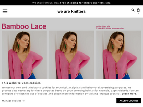 'weareknitters.com' screenshot