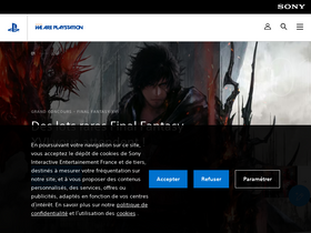 'weareplaystation.fr' screenshot
