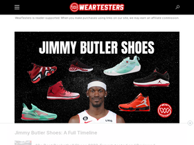 'weartesters.com' screenshot
