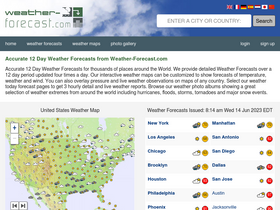 'weather-forecast.com' screenshot