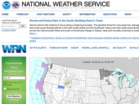 'weather.gov' screenshot
