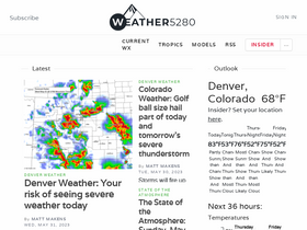 'weather5280.com' screenshot