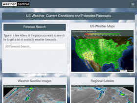 'weathercentral.com' screenshot