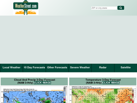 'weatherstreet.com' screenshot