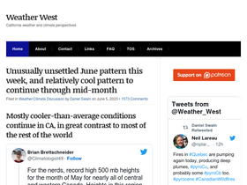 'weatherwest.com' screenshot