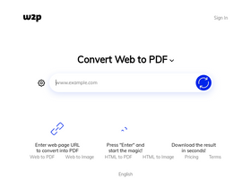 'web2pdfconvert.com' screenshot