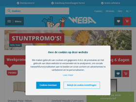 'weba.be' screenshot