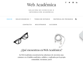 'webacademica.com' screenshot
