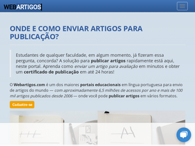 'webartigos.com' screenshot