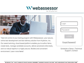'webassessor.com' screenshot