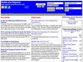 'webb-site.com' screenshot