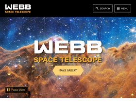 'webbtelescope.org' screenshot