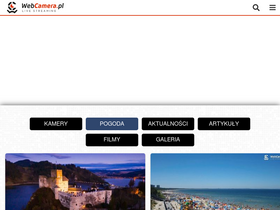 'webcamera.pl' screenshot