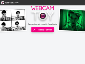 'webcamtoy.com' screenshot