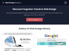 'webdesignmuseum.org' screenshot