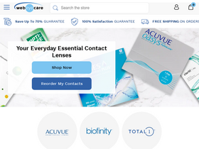 'webeyecare.com' screenshot