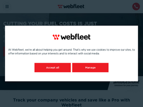 'webfleet.com' screenshot