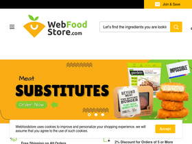 'webfoodstore.com' screenshot