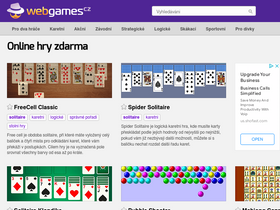 'webgames.cz' screenshot