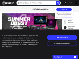 'webhallen.com' screenshot