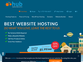 'webhostinghub.com' screenshot