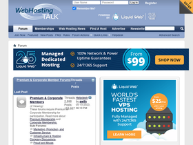 'webhostingtalk.com' screenshot