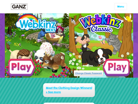 'webkinz.com' screenshot