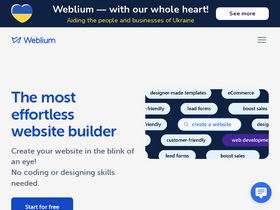 'weblium.com' screenshot