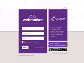 'webmarket.com.tr' screenshot