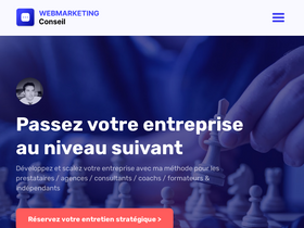 'webmarketing-conseil.fr' screenshot