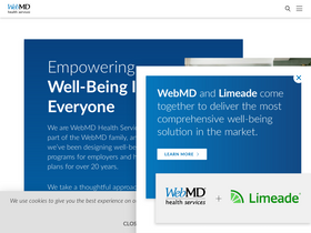 'webmdhealth.com' screenshot