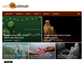 'webmuslimah.com' screenshot