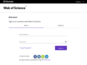 'webofscience.com' screenshot