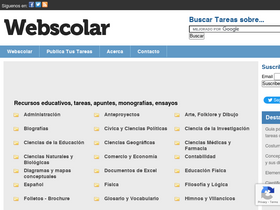 'webscolar.com' screenshot
