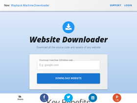 'websitedownloader.io' screenshot