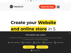 'websitex5.com' screenshot