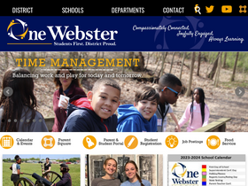 'websterschools.org' screenshot